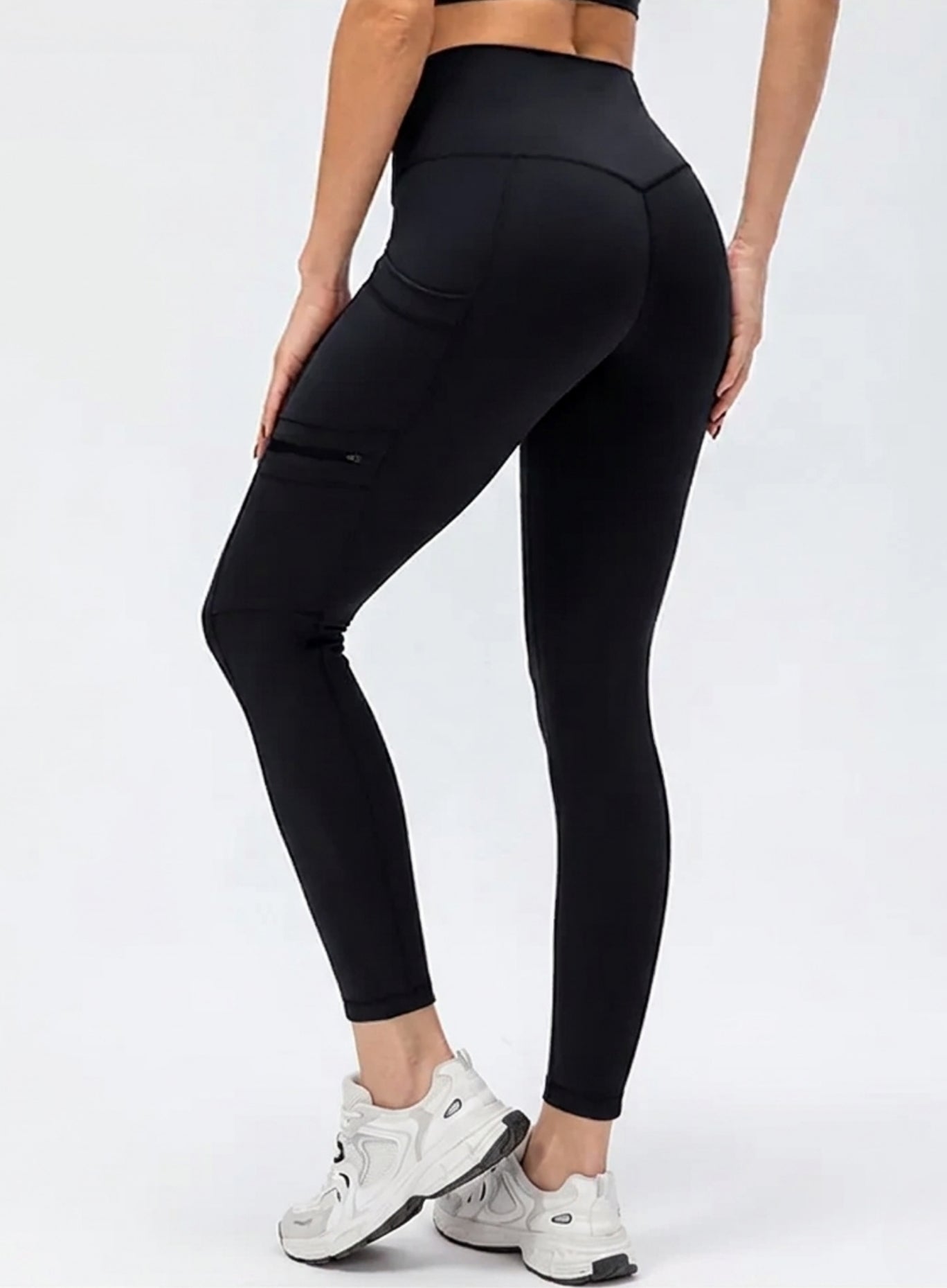CloudSoft Pocket Legging - Black - VECTOR SPORTSWEAR