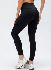 CloudSoft Pocket Legging - Black - VECTOR SPORTSWEAR