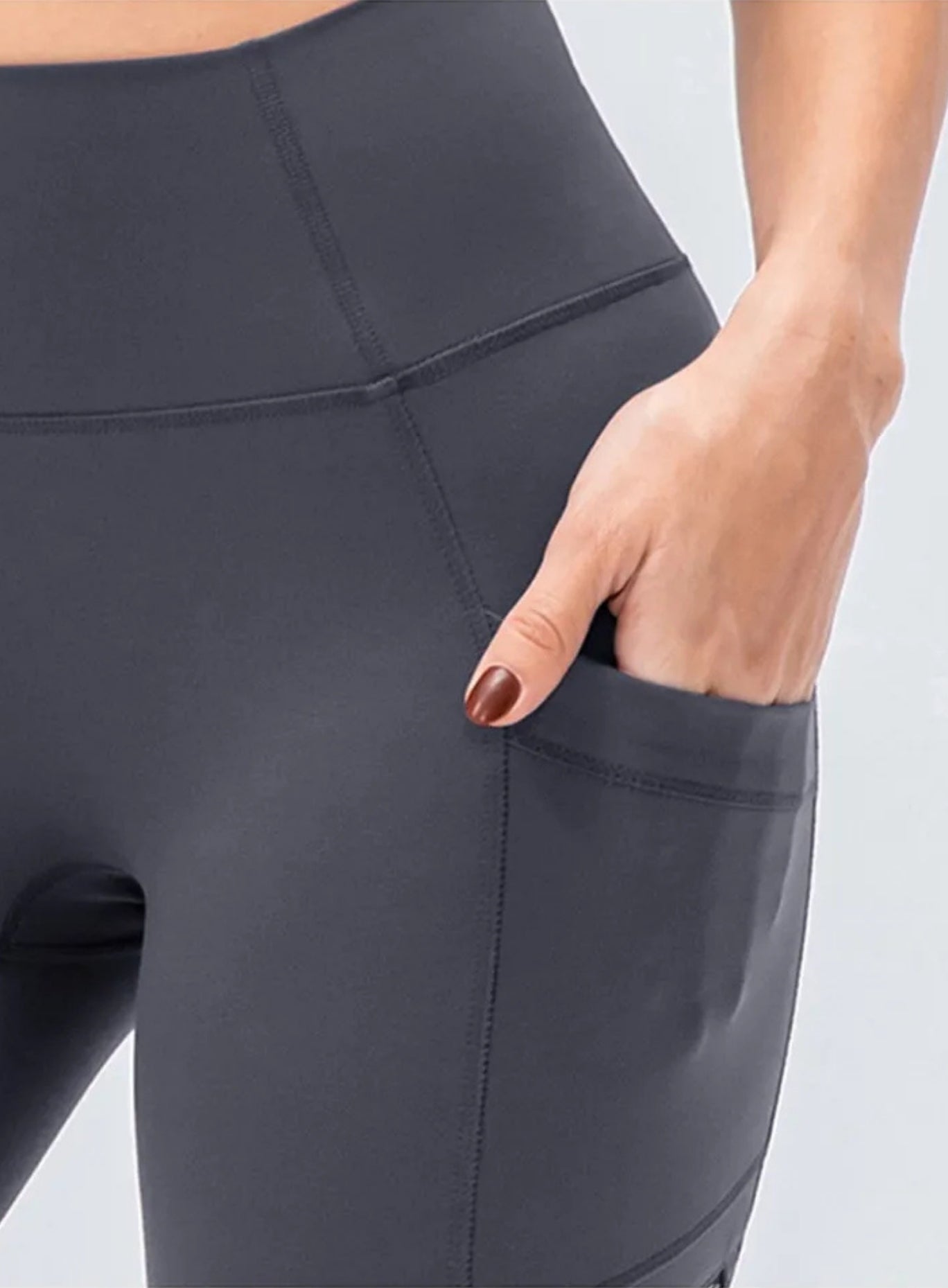 CloudSoft Pocket Legging - Dawn Gray - VECTOR SPORTSWEAR
