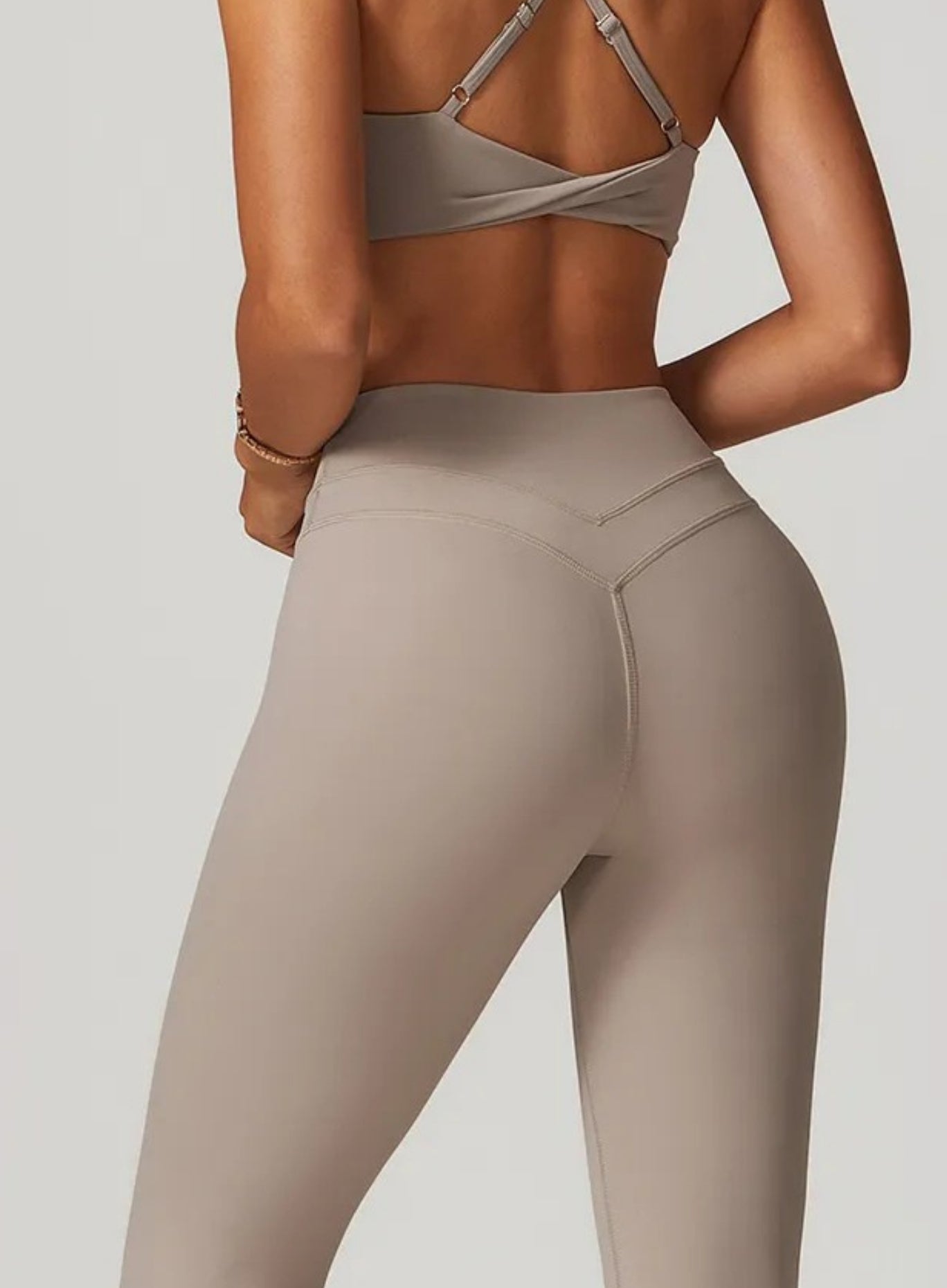 COREFLOW – Compression Legging - Ivory Beige - VECTOR SPORTSWEAR