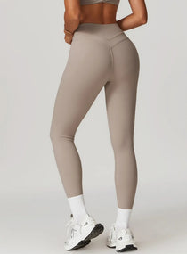 COREFLOW – Compression Legging - Ivory Beige - VECTOR SPORTSWEAR