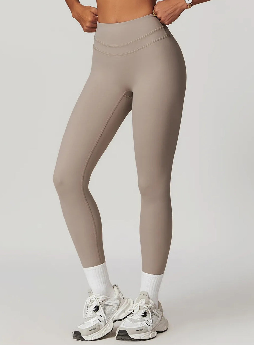 COREFLOW – Compression Legging - Ivory Beige - VECTOR SPORTSWEAR