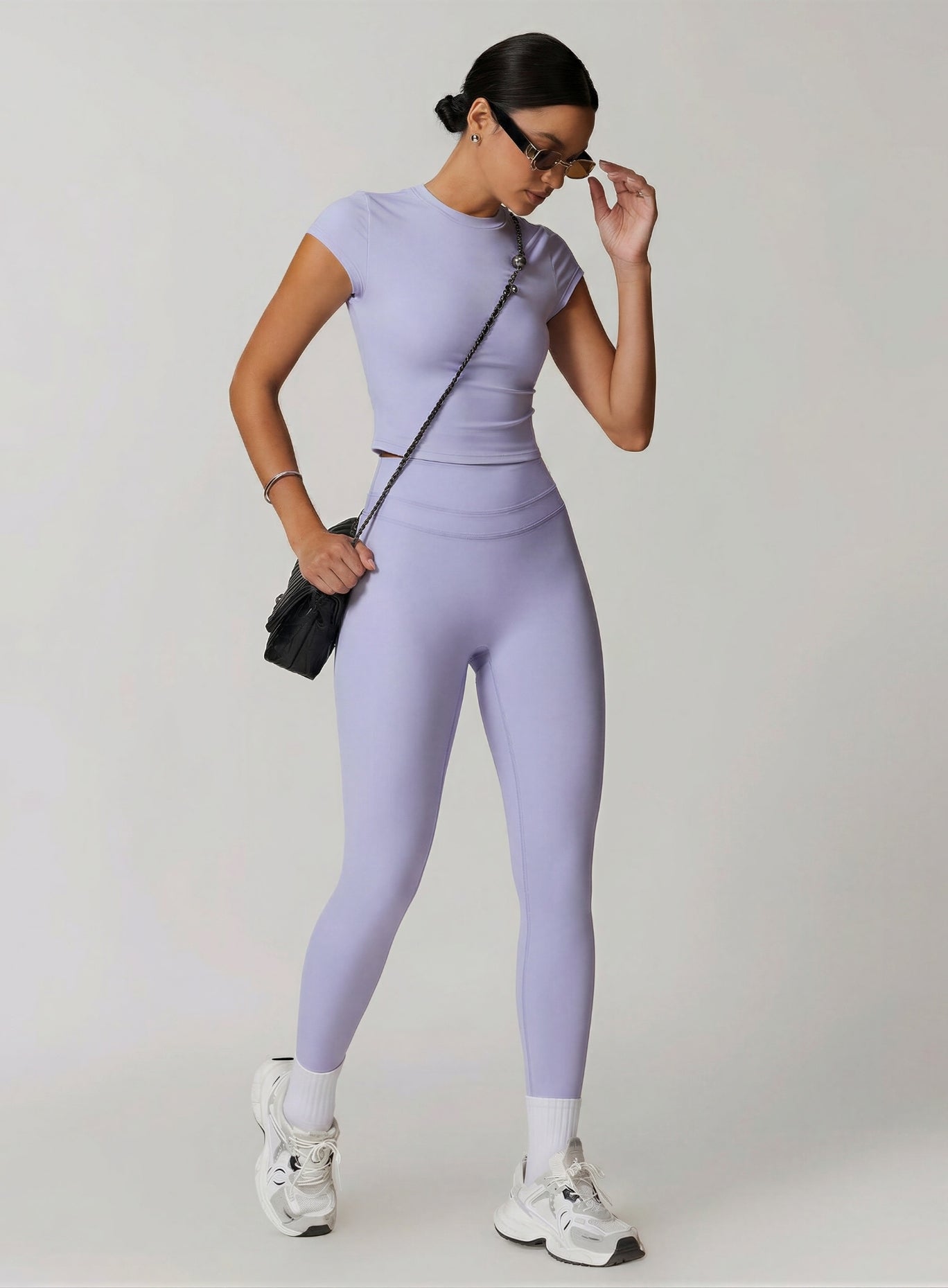 COREFLOW – Compression Legging - Romantic Purple - VECTOR SPORTSWEAR
