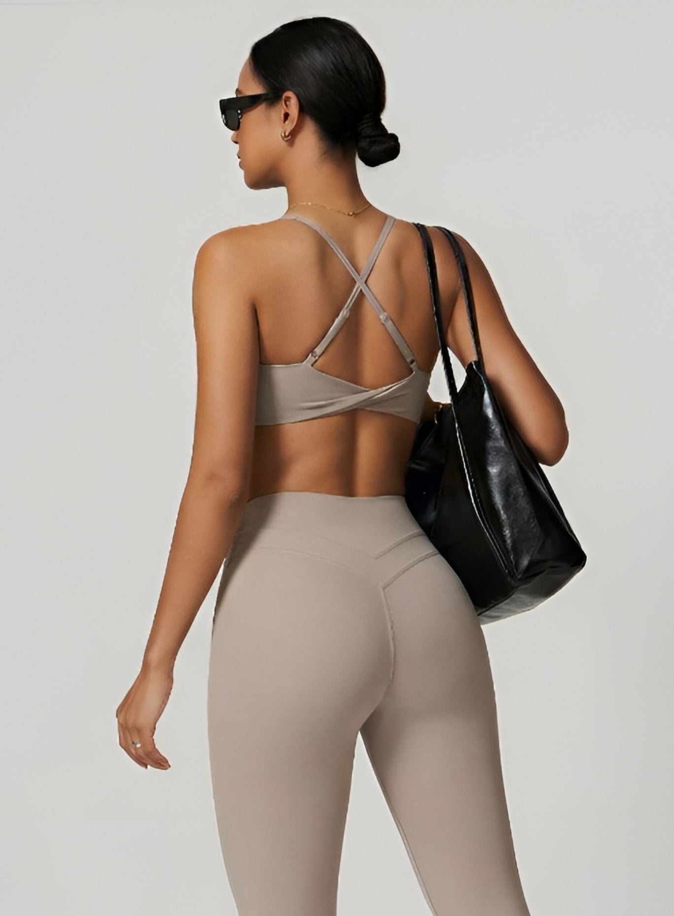 CoreFlow Sports Bra - Ivory Beige - VECTOR SPORTSWEAR