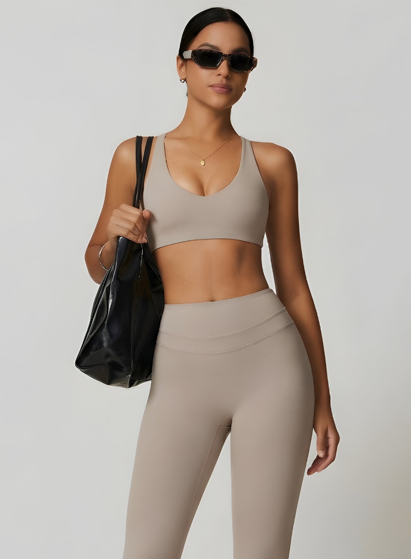 CoreFlow Sports Bra - Ivory Beige - VECTOR SPORTSWEAR