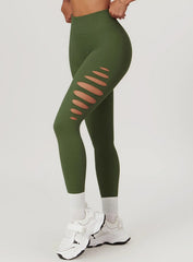 CoreForm Sculpt Cut Leggings - Army Green - VECTOR SPORTSWEAR
