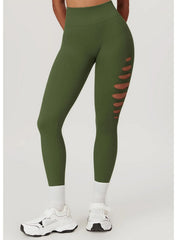 CoreForm Sculpt Cut Leggings - Army Green - VECTOR SPORTSWEAR