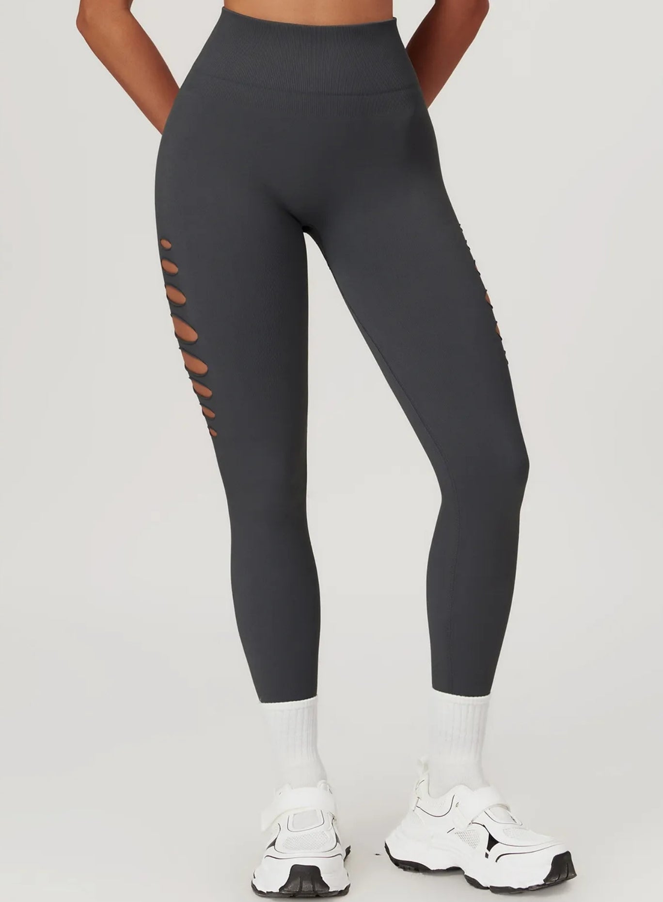 CoreForm Sculpt Cut Leggings - Gray - VECTOR SPORTSWEAR