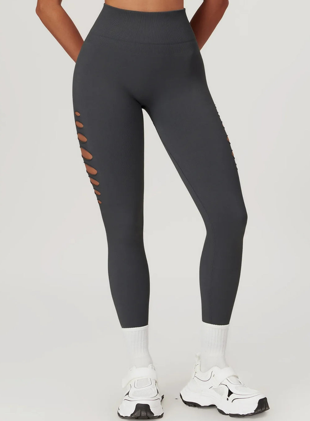CoreForm Sculpt Cut Leggings - Gray - VECTOR SPORTSWEAR