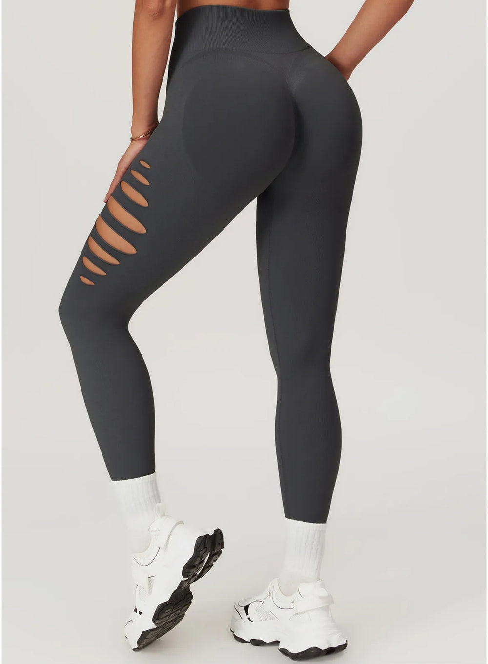 CoreForm Sculpt Cut Leggings - Gray - VECTOR SPORTSWEAR