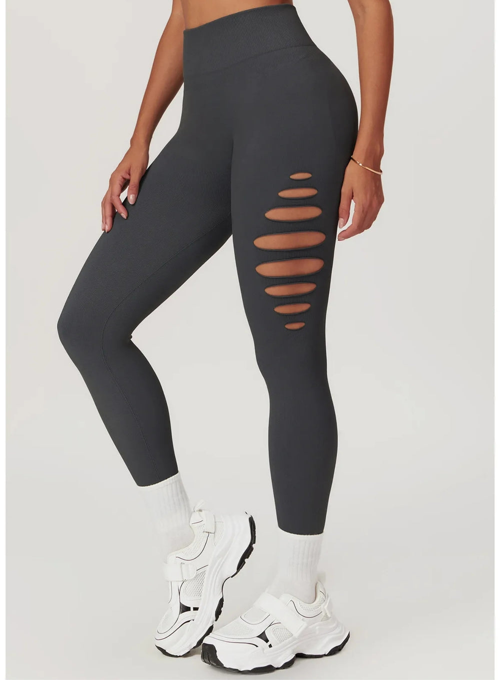 CoreForm Sculpt Cut Leggings - Gray - VECTOR SPORTSWEAR
