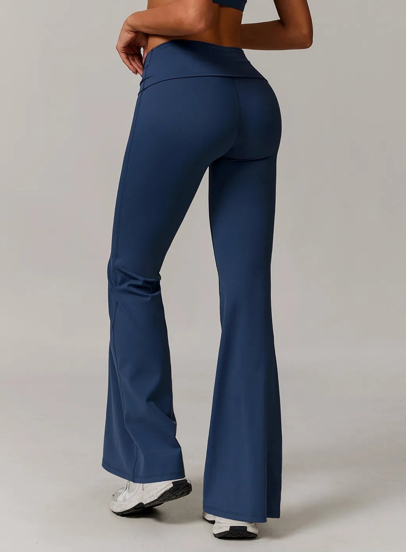 FlexFold™ Flare Leggings - Twilight Blue
