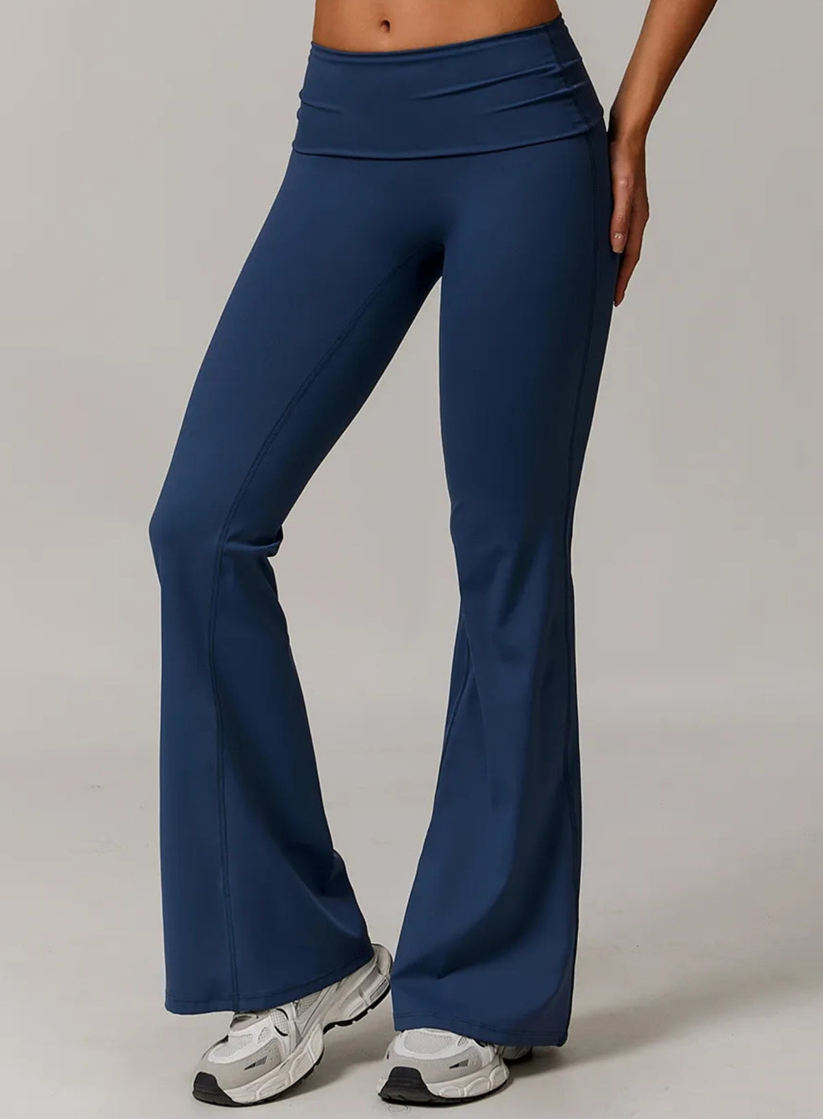 FlexFold™ Flare Leggings - Twilight Blue