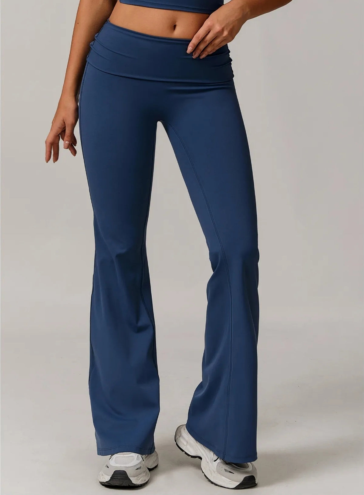 FlexFold™ Flare Leggings - Twilight Blue