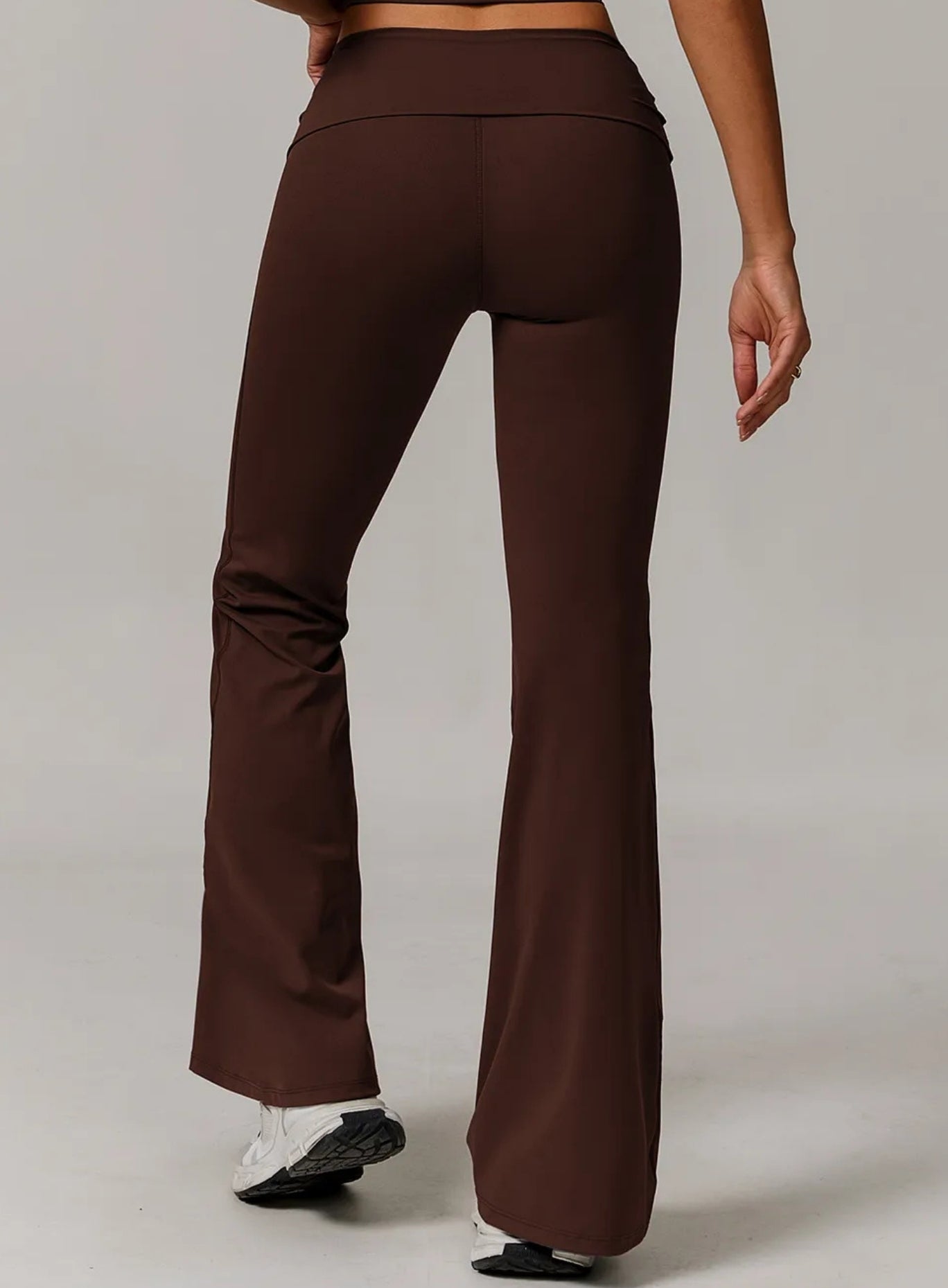 FlexFold™ Flare Leggings - Brown
