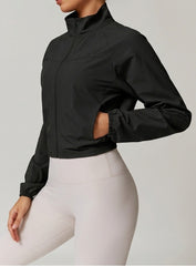 FlexForm Zip Jacket - Black - VECTOR SPORTSWEAR