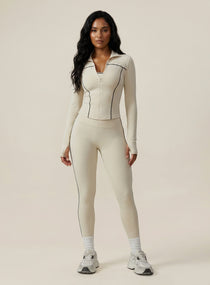 PowerFlex Leggings - Beige - VECTOR SPORTSWEAR