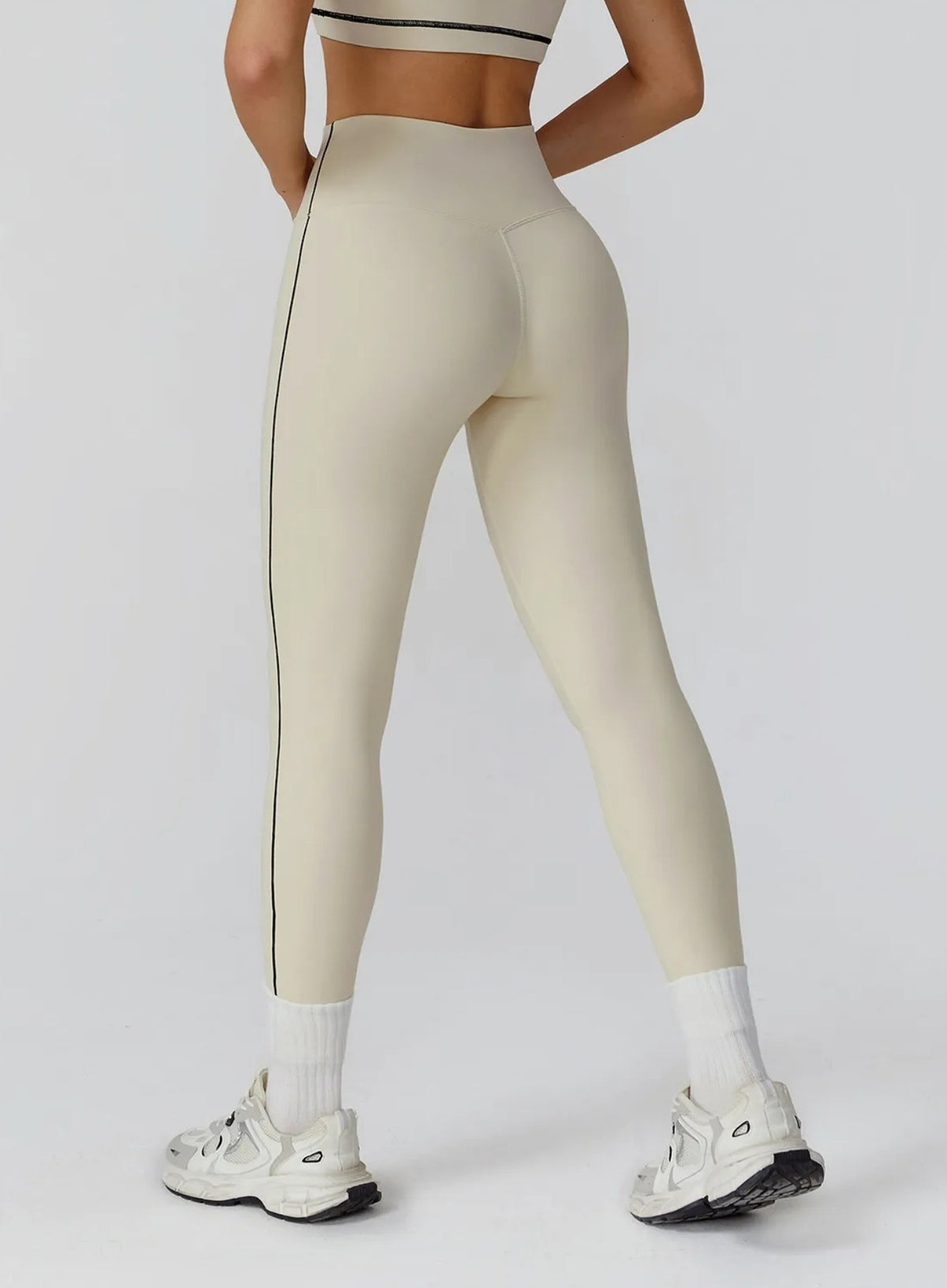 PowerFlex Leggings - Beige - VECTOR SPORTSWEAR Main image