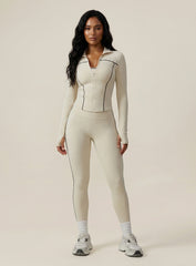 PowerFlex Leggings - Beige - VECTOR SPORTSWEAR