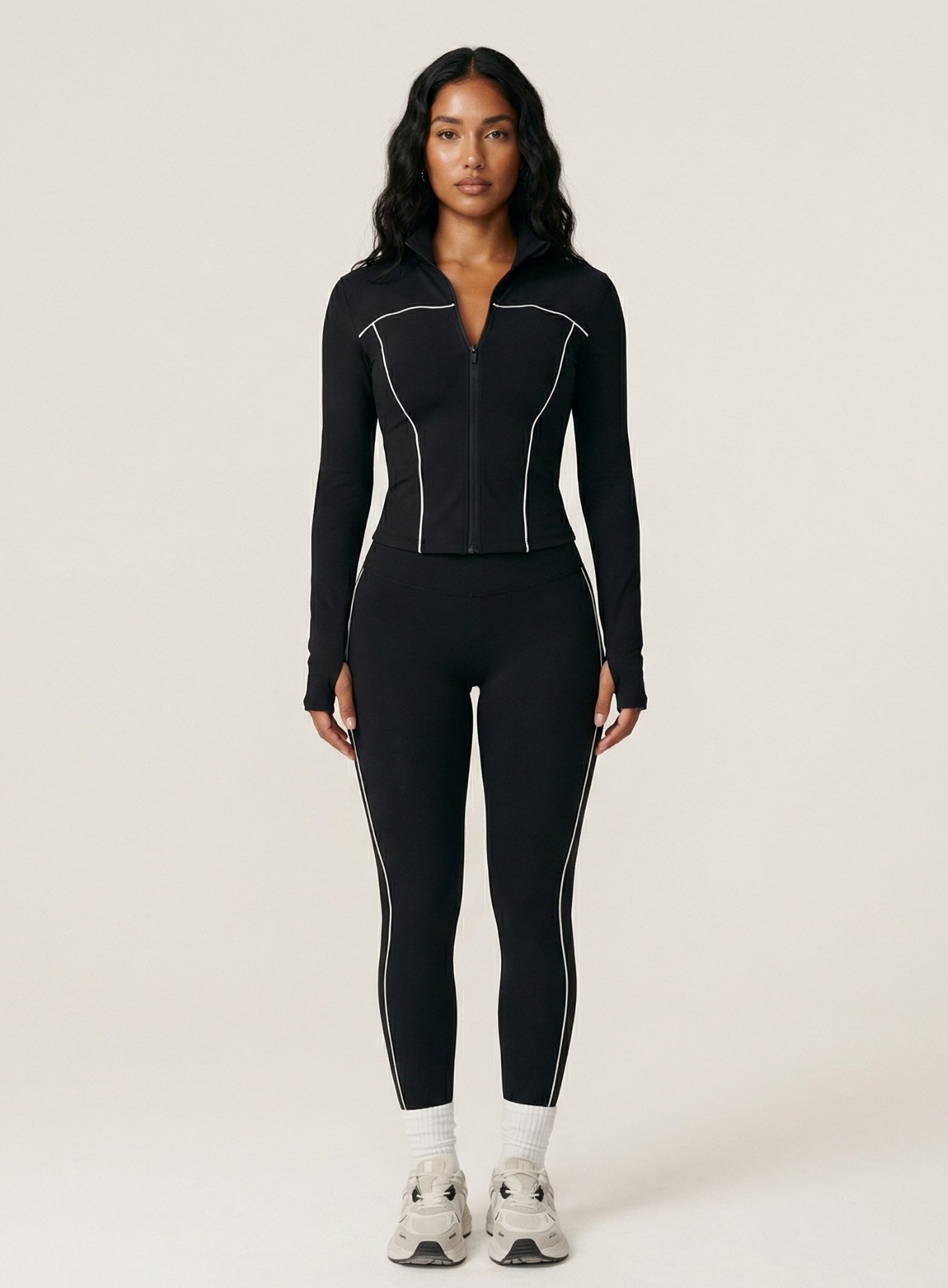 PowerFlex Zip Jacket - Black - VECTOR SPORTSWEAR
