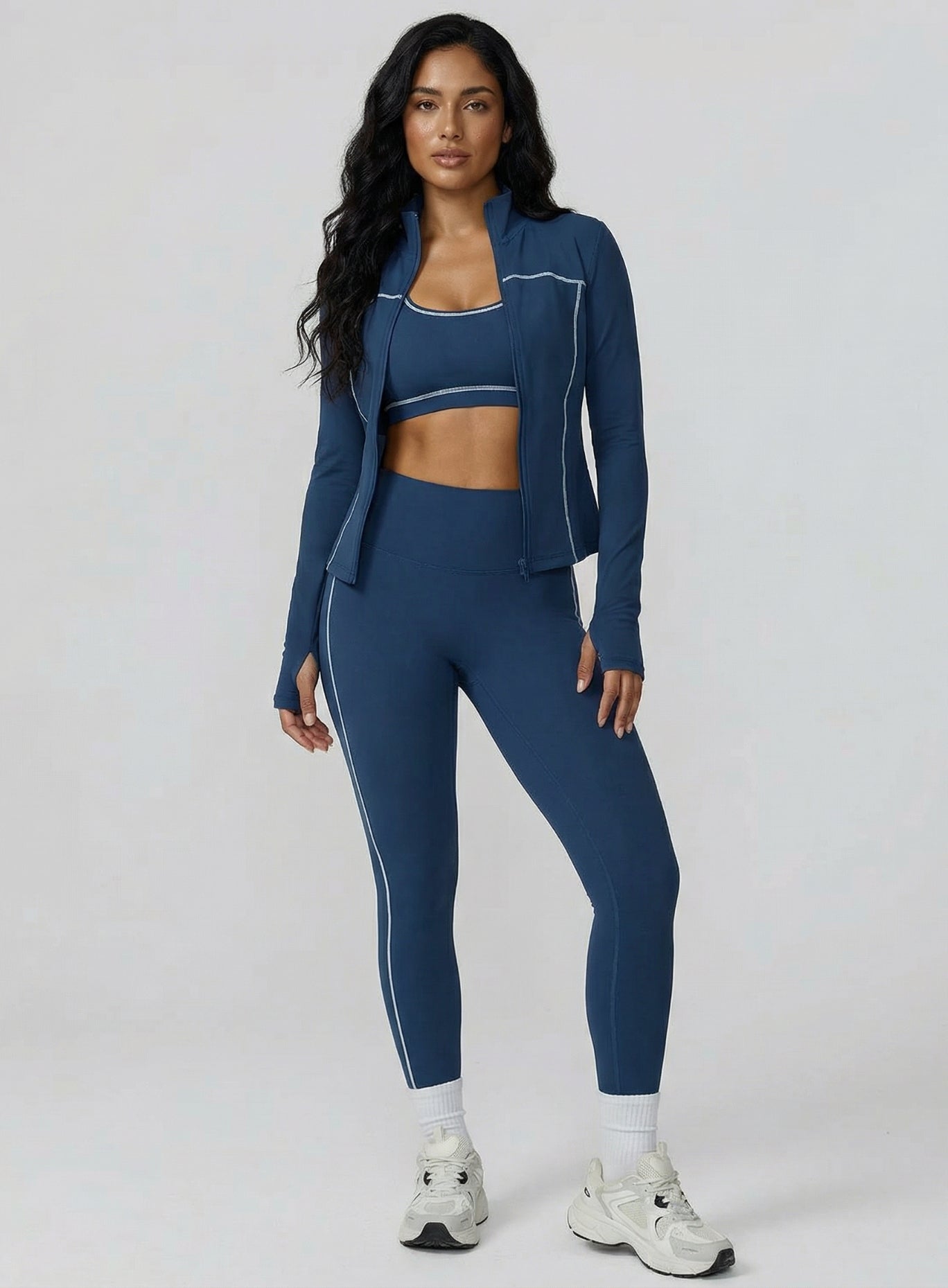 PowerFlex Zip Jacket - Dark Blue - VECTOR SPORTSWEAR