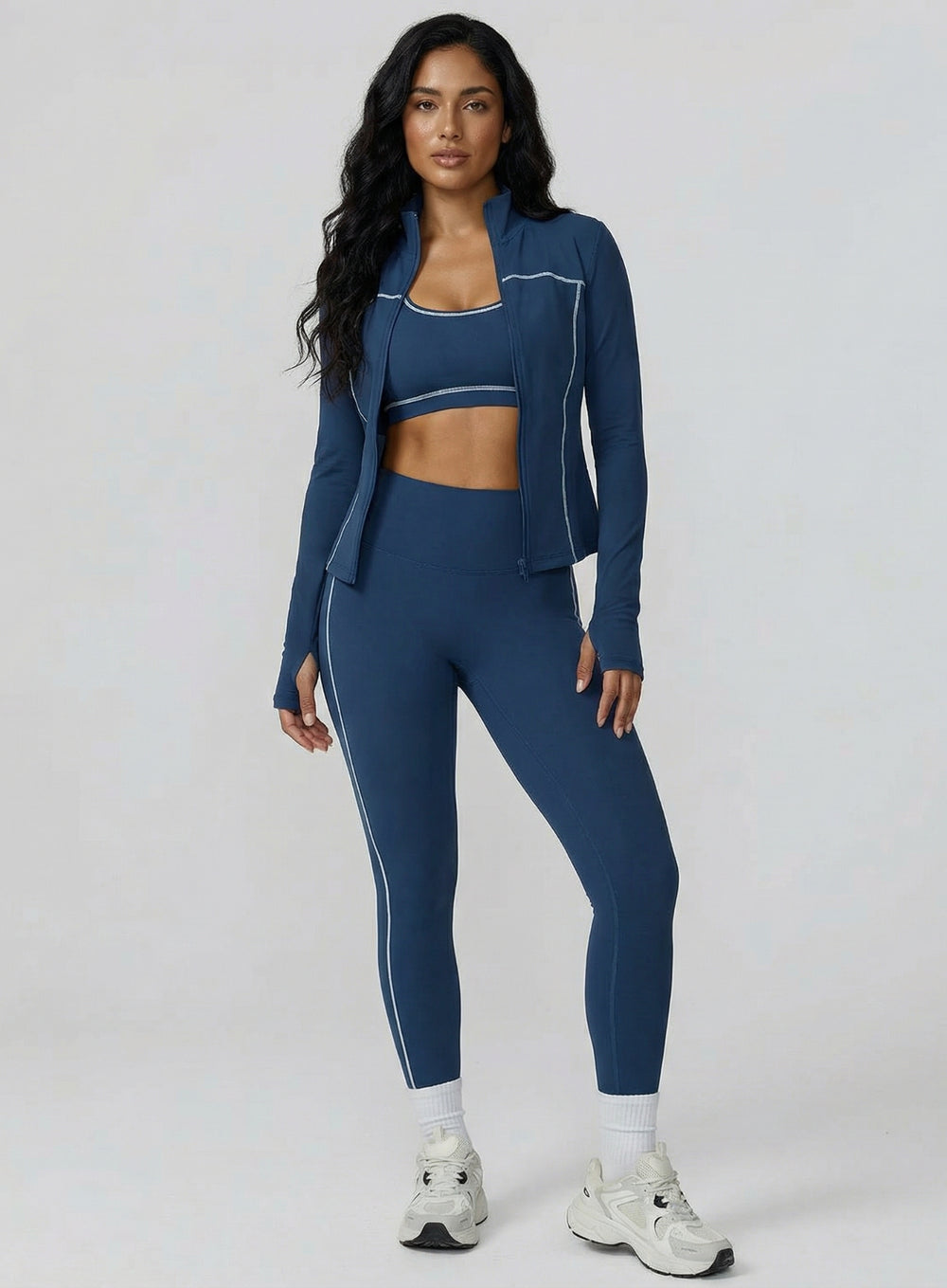 PowerFlex Zip Jacket - Dark Blue - VECTOR SPORTSWEAR