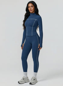 PowerFlex Zip Jacket - Dark Blue - VECTOR SPORTSWEAR