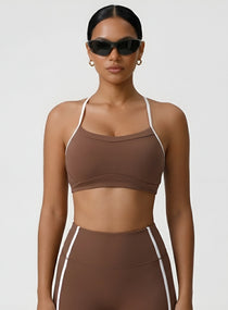 PowerFlex Sculpt Bra - Mocha Brown - VECTOR SPORTSWEAR