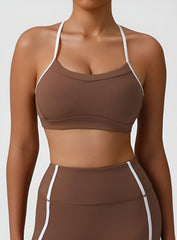 PowerFlex Sculpt Bra - Mocha Brown - VECTOR SPORTSWEAR
