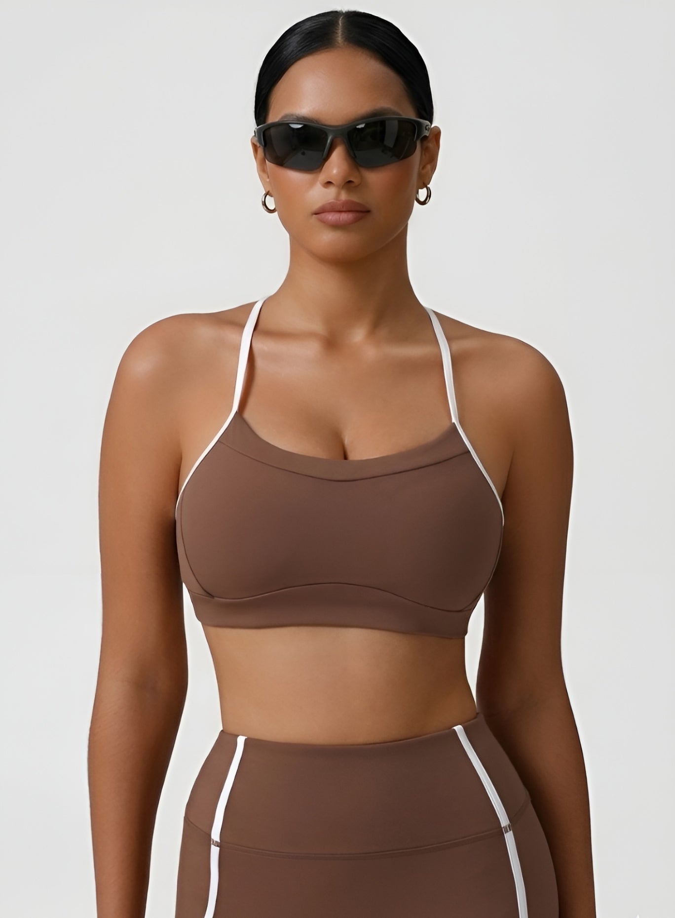 PowerFlex Sculpt Bra - Mocha Brown - VECTOR SPORTSWEAR