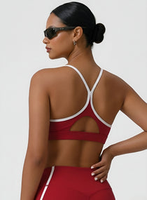 PowerFlex Sculpt Bra - Ruby Red - VECTOR SPORTSWEAR