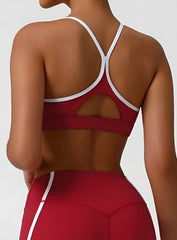 PowerFlex Sculpt Bra - Ruby Red - VECTOR SPORTSWEAR