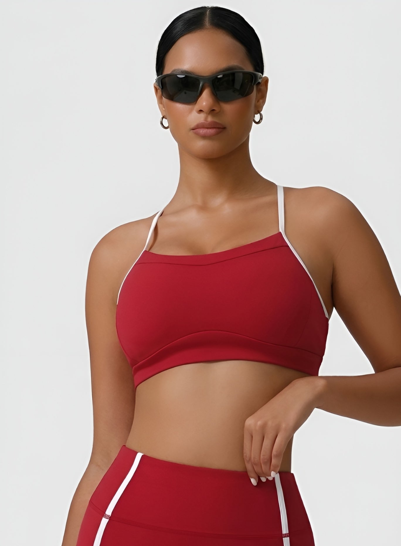 PowerFlex Sculpt Bra - Ruby Red - VECTOR SPORTSWEAR