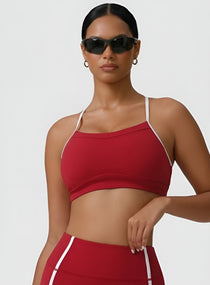 PowerFlex Sculpt Bra - Ruby Red - VECTOR SPORTSWEAR
