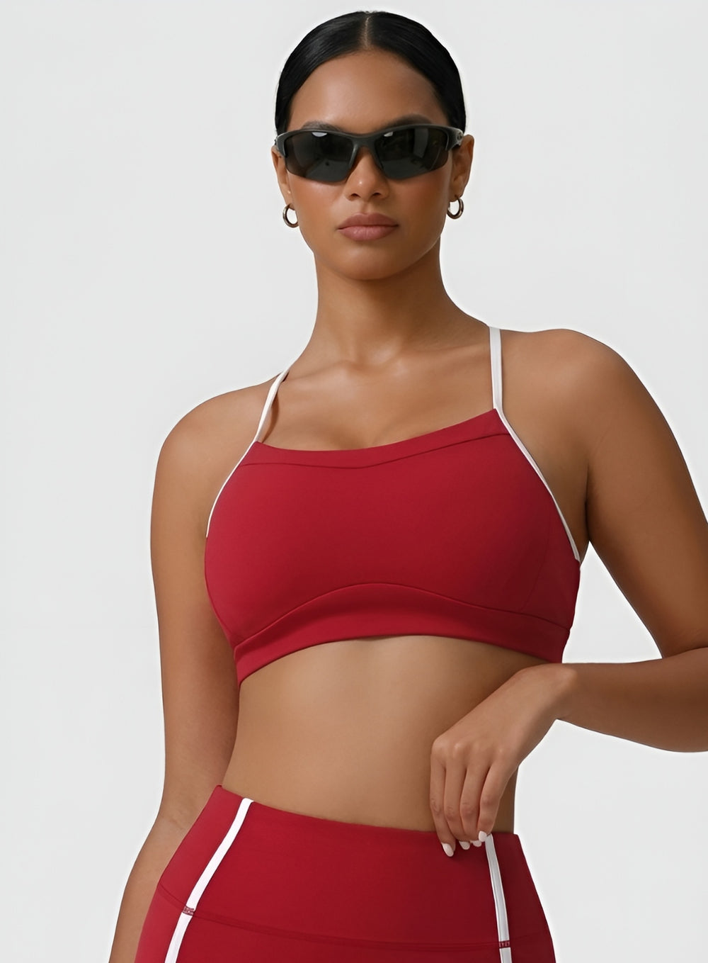 PowerFlex Sculpt Bra - Ruby Red - VECTOR SPORTSWEAR