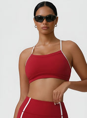 PowerFlex Sculpt Bra - Ruby Red - VECTOR SPORTSWEAR