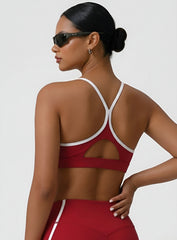 PowerFlex Sculpt Bra - Ruby Red - VECTOR SPORTSWEAR