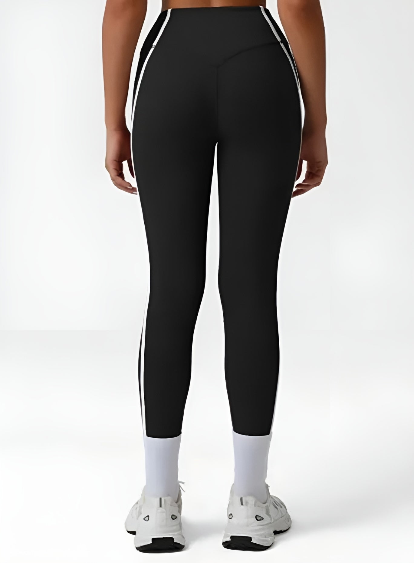 PowerFlex Sculpt Stripe Leggings - Black - VECTOR SPORTSWEAR