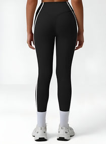 PowerFlex Sculpt Stripe Leggings - Black - VECTOR SPORTSWEAR