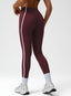 PowerFlex Sculpt Stripe Leggings - Damson - VECTOR SPORTSWEAR