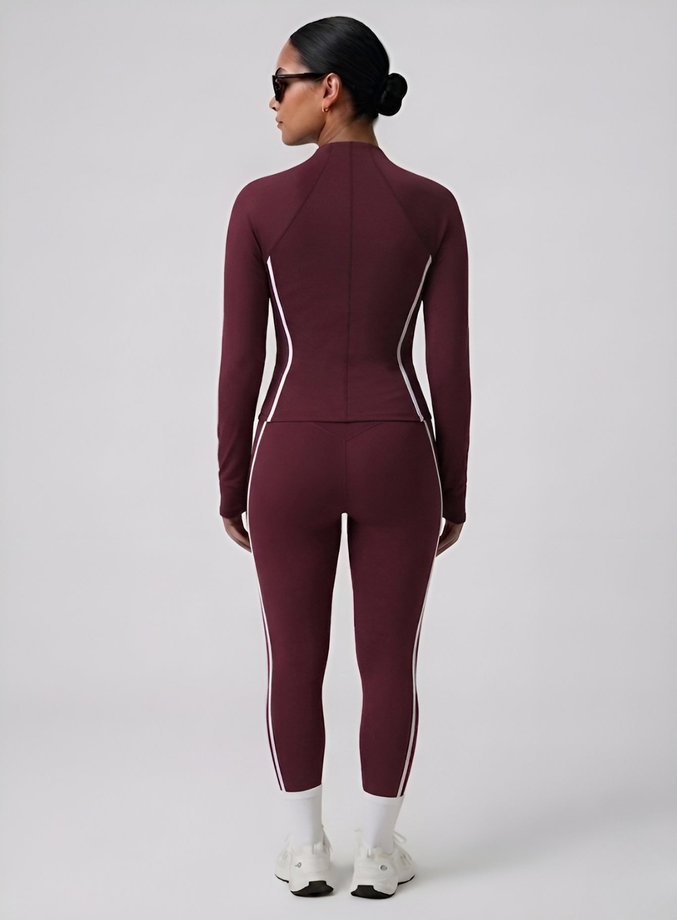 PowerFlex Sculpt Zip Jacket - Damson - VECTOR SPORTSWEAR