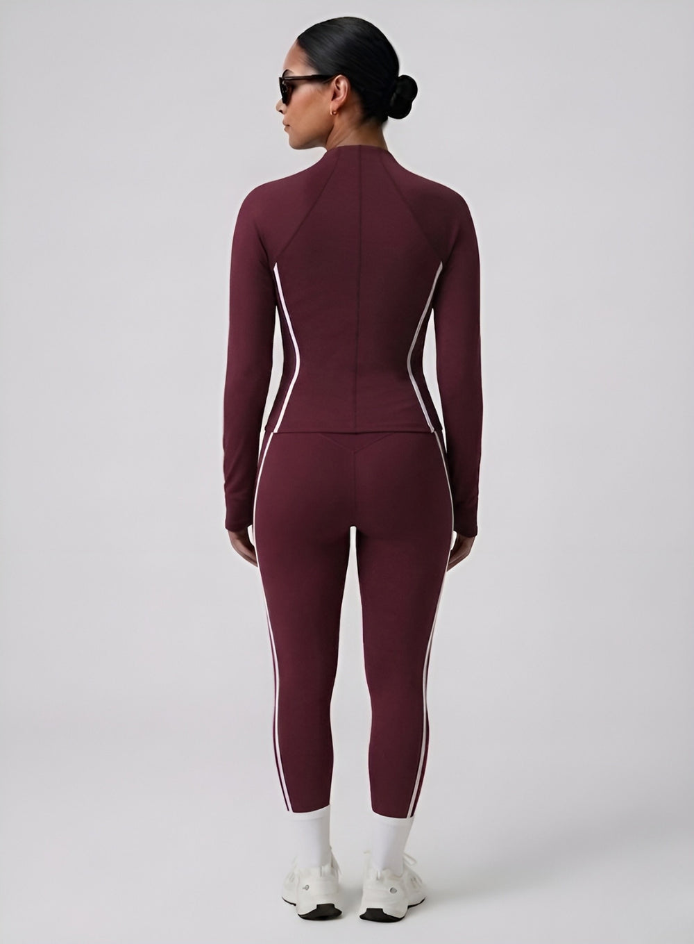 PowerFlex Sculpt Zip Jacket - Damson - VECTOR SPORTSWEAR