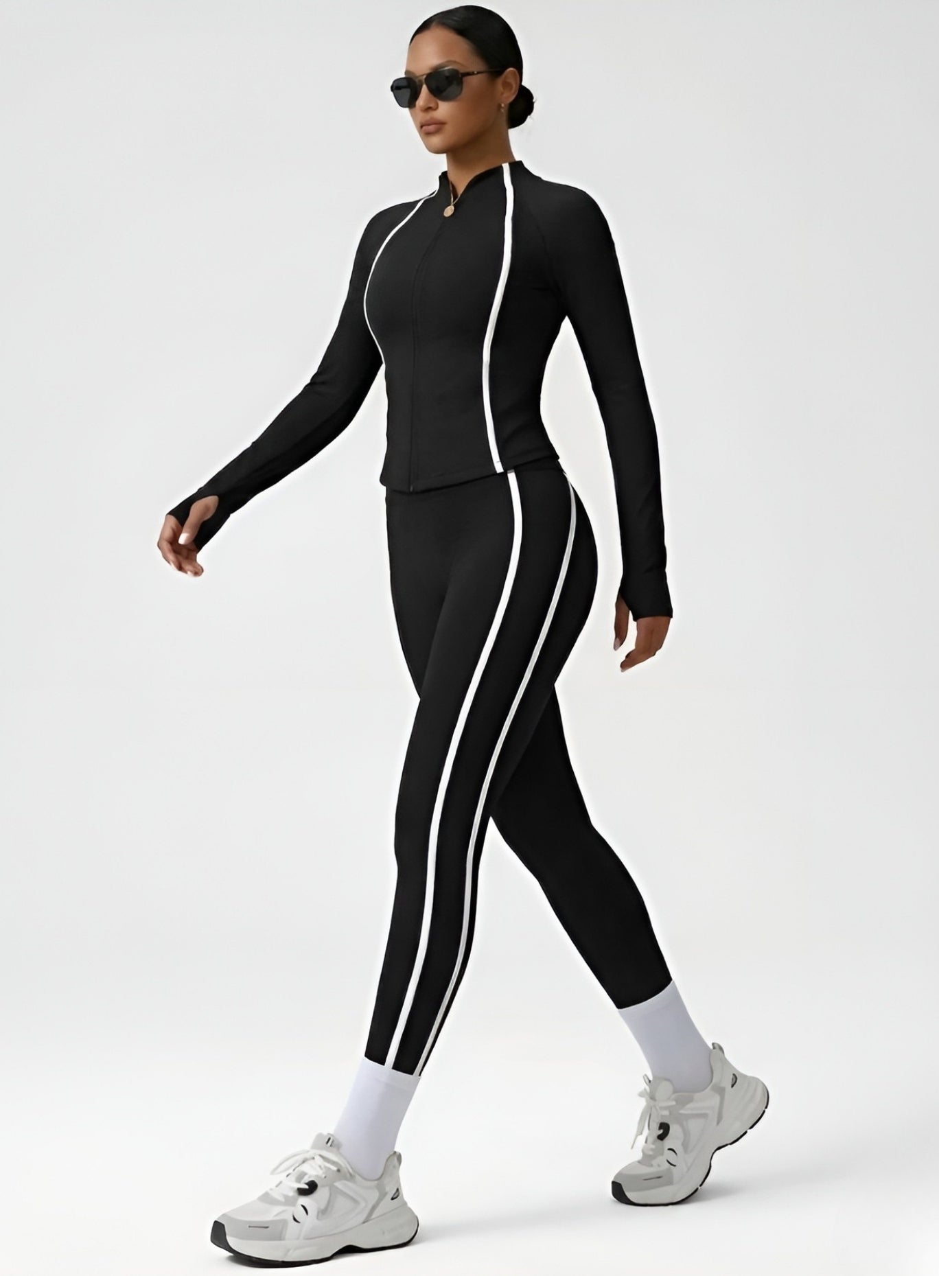PowerFlex Sculpt Zip Jacket - Black - VECTOR SPORTSWEAR