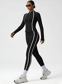 PowerFlex Sculpt Zip Jacket - Black - VECTOR SPORTSWEAR