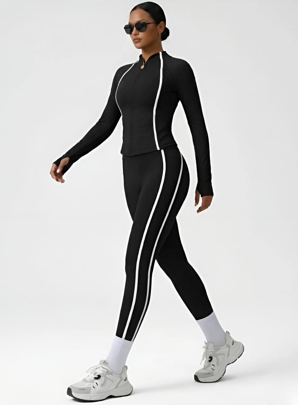 PowerFlex Sculpt Zip Jacket - Black - VECTOR SPORTSWEAR