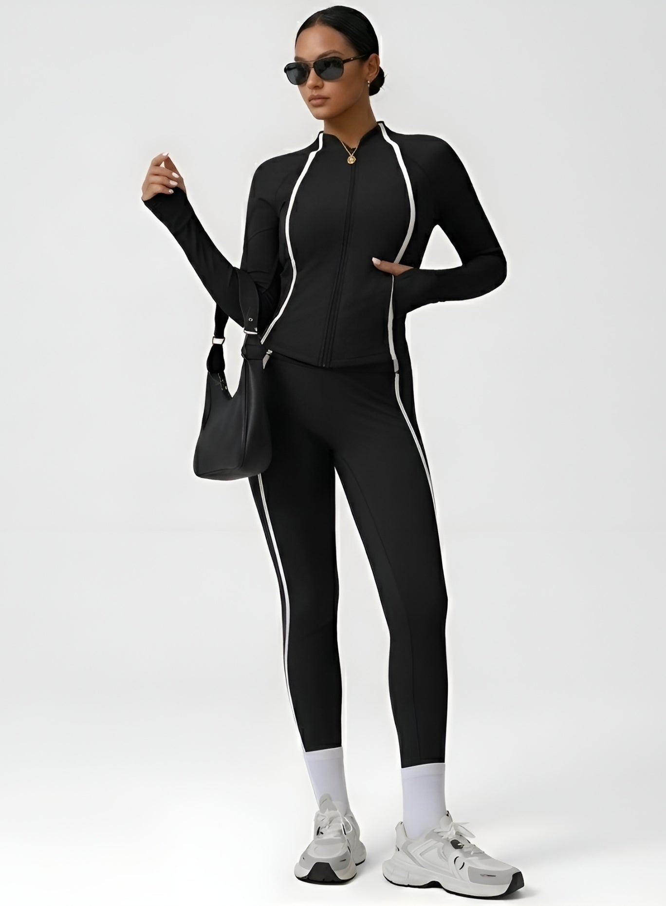 PowerFlex Sculpt Zip Jacket - Black - VECTOR SPORTSWEAR