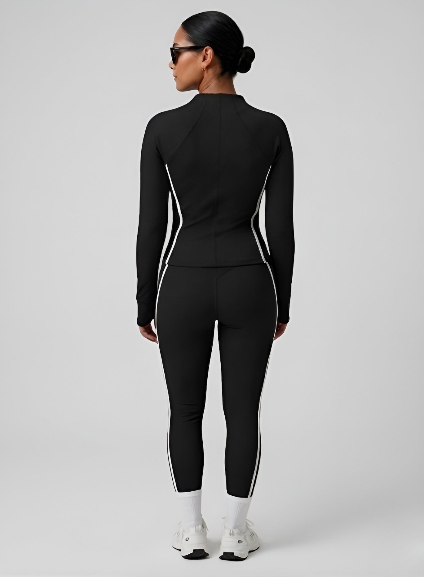 PowerFlex Sculpt Zip Jacket - Black - VECTOR SPORTSWEAR