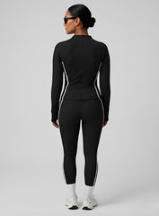 PowerFlex Sculpt Zip Jacket - Black - VECTOR SPORTSWEAR