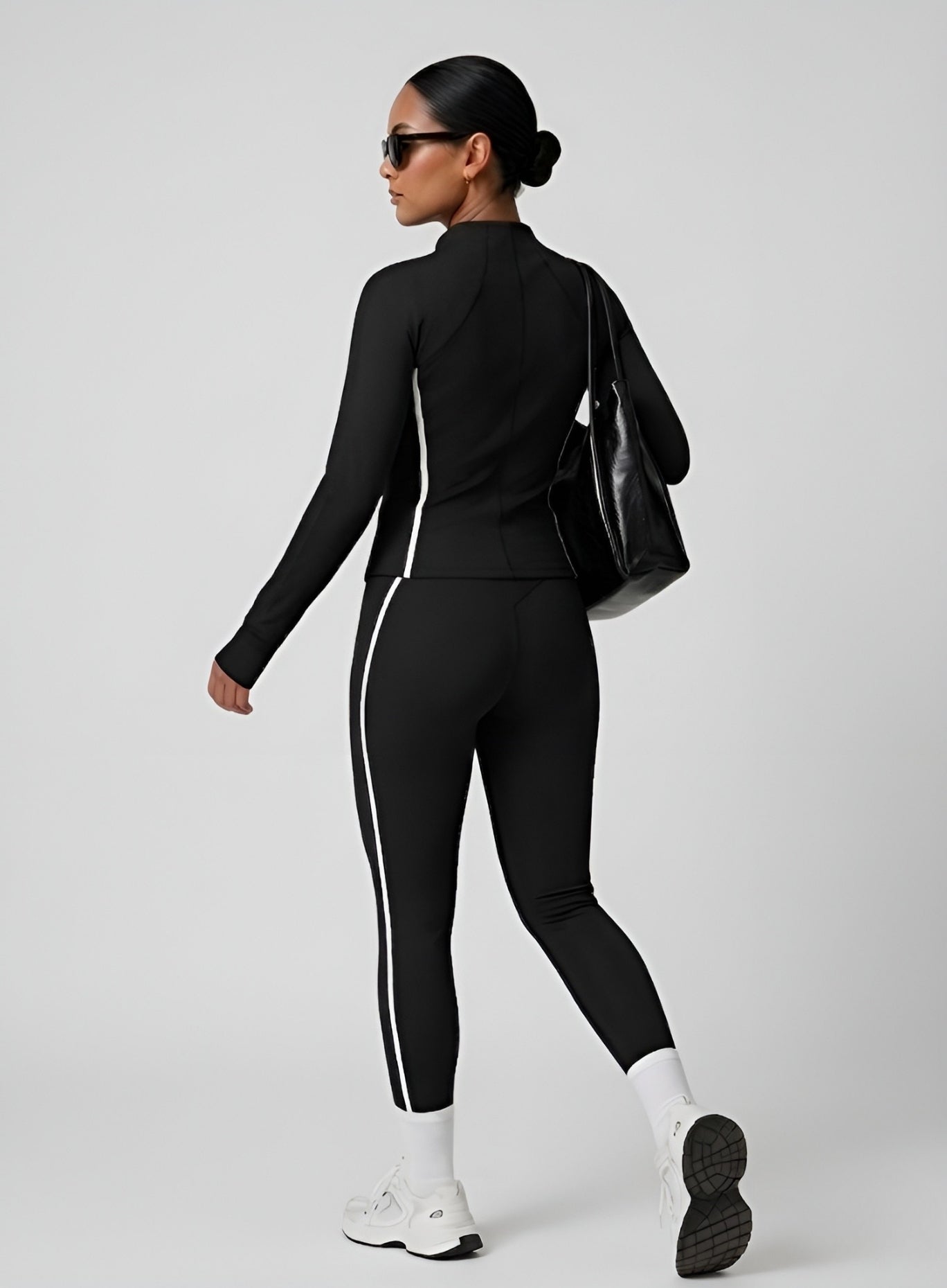 PowerFlex Sculpt Zip Jacket - Black - VECTOR SPORTSWEAR