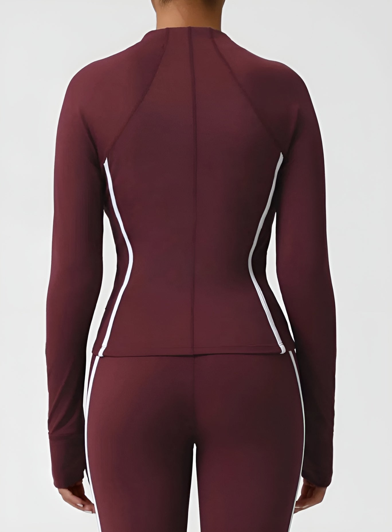 PowerFlex Sculpt Zip Jacket - Damson - VECTOR SPORTSWEAR